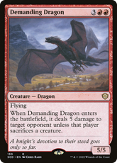 Dragão Reivindicativo / Demanding Dragon - Magic: The Gathering - MoxLand